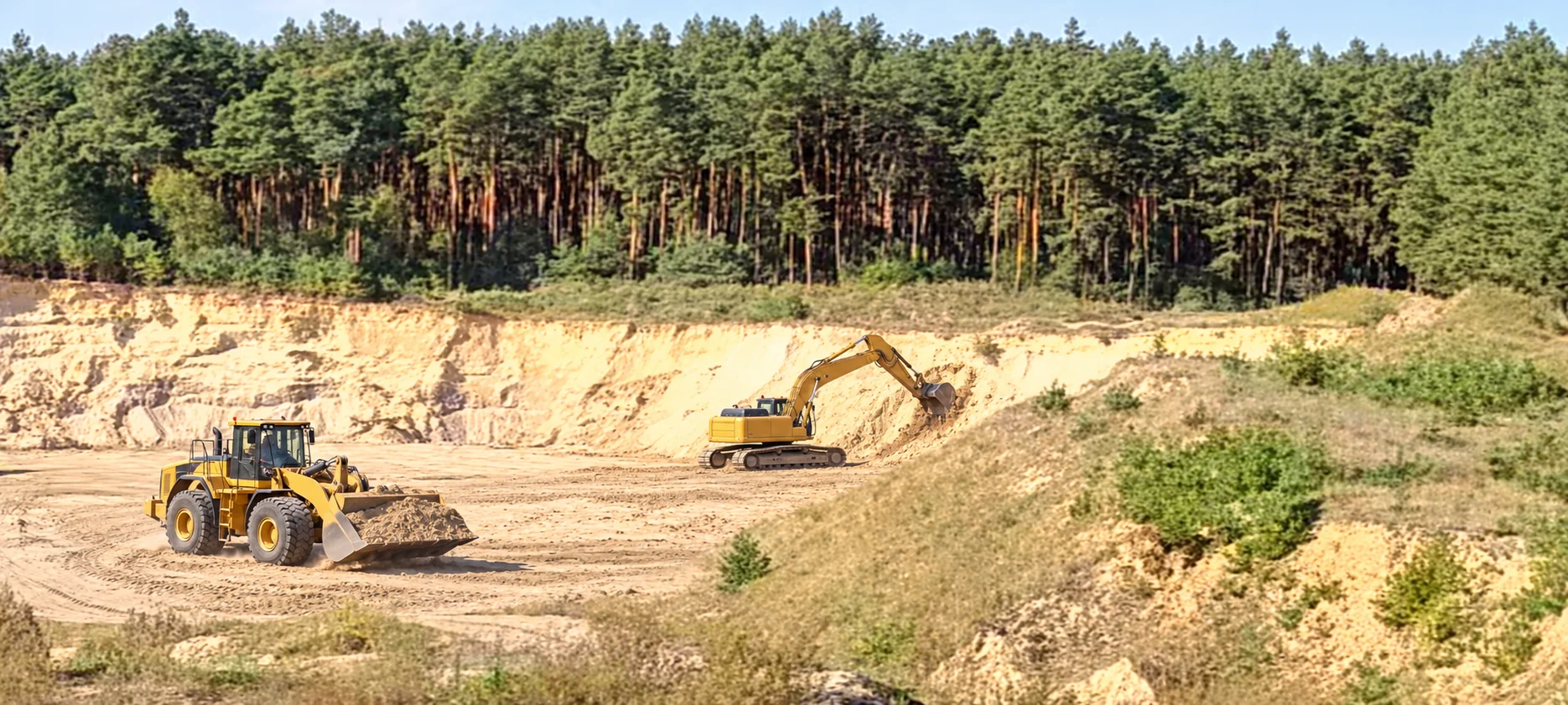 Wyrobisko i maszyny w Smolnikach II